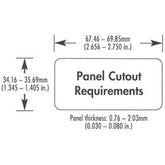 Siemon CT-MFP-02 CT Modular Furniture Adapter for Standard Openings